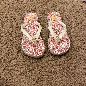 Tory Burch size 8 flip flops